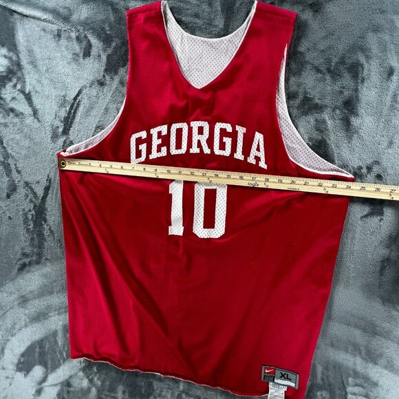 Nike Basketball Jersey Men XL Player Team Issued UGA Georgia Bulldogs VTG Y2K 90 - Picture 5 of 10